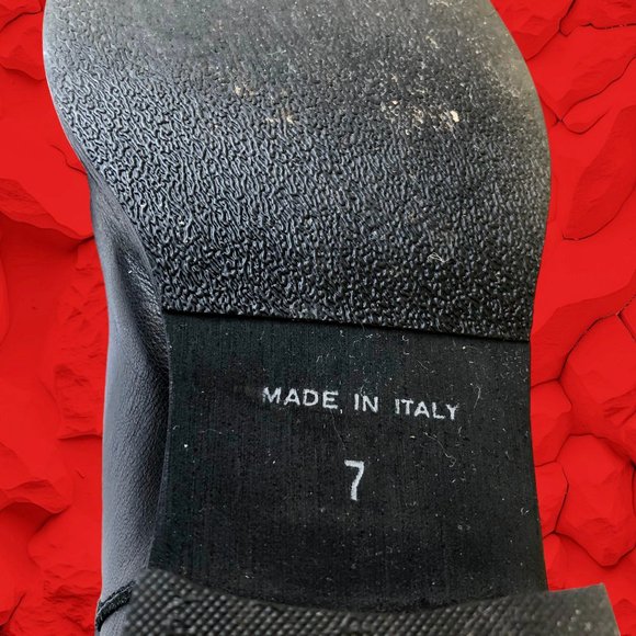 MADEWELL 1937 Biker Moto Boot Black Leather Pull On Ankle Strap Womens 7 - Picture 5 of 16